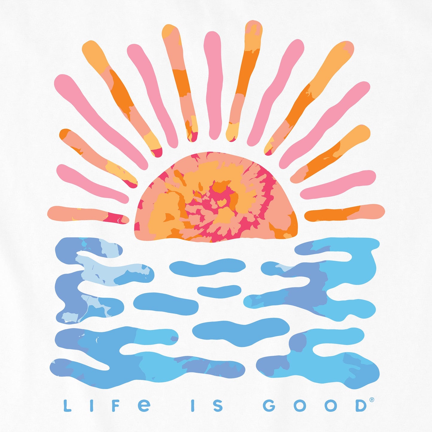 Women's Sun Water Tie Dye Crusher Tank