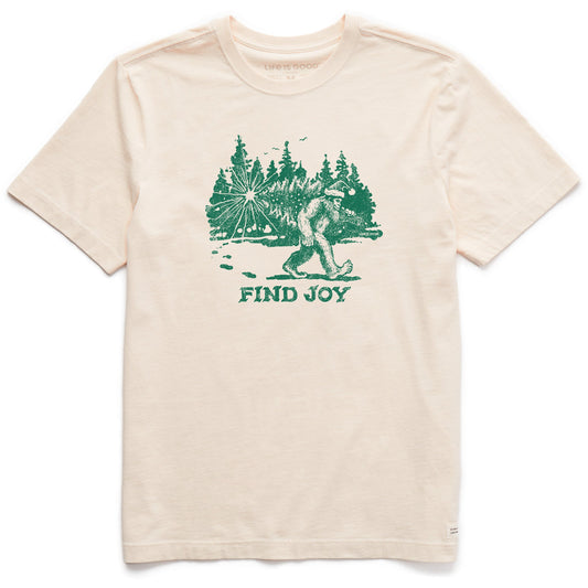 Men's Find Joy Sasquatch Short Sleeve Crusher Tee