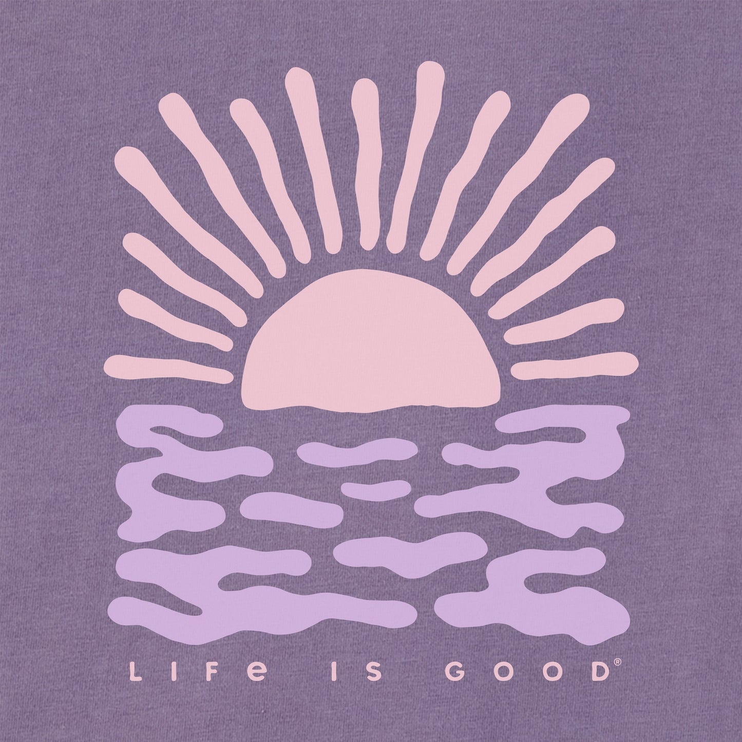 Women's Sun Over the Water Short Sleeve Crusher Boxy Tee