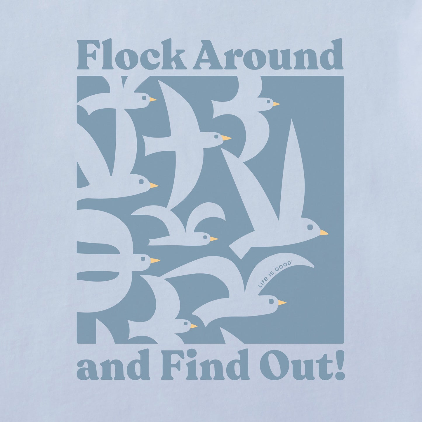 Women's Flock Around and Find Out Short Sleeve Crusher Boxy Tee