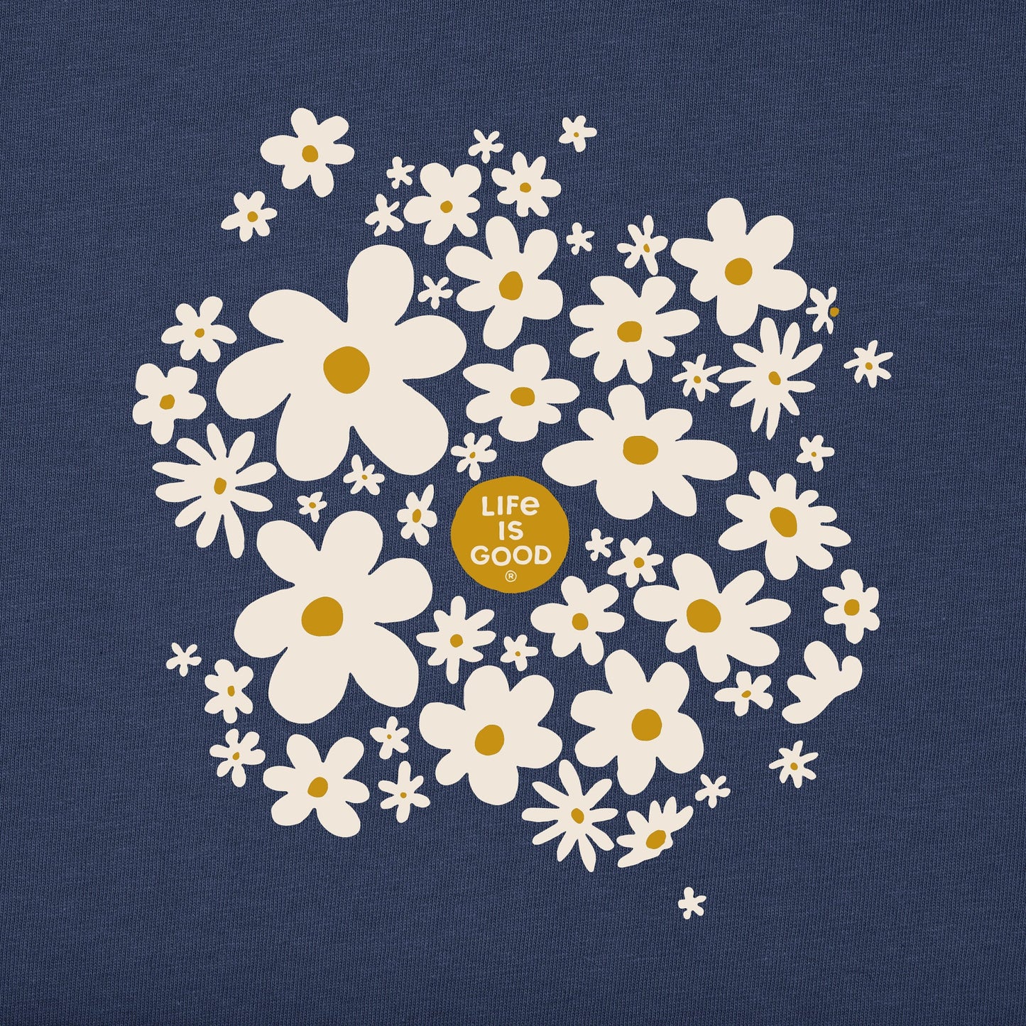 Women's Daisy Splash Short Sleeve Crusher Boxy Tee