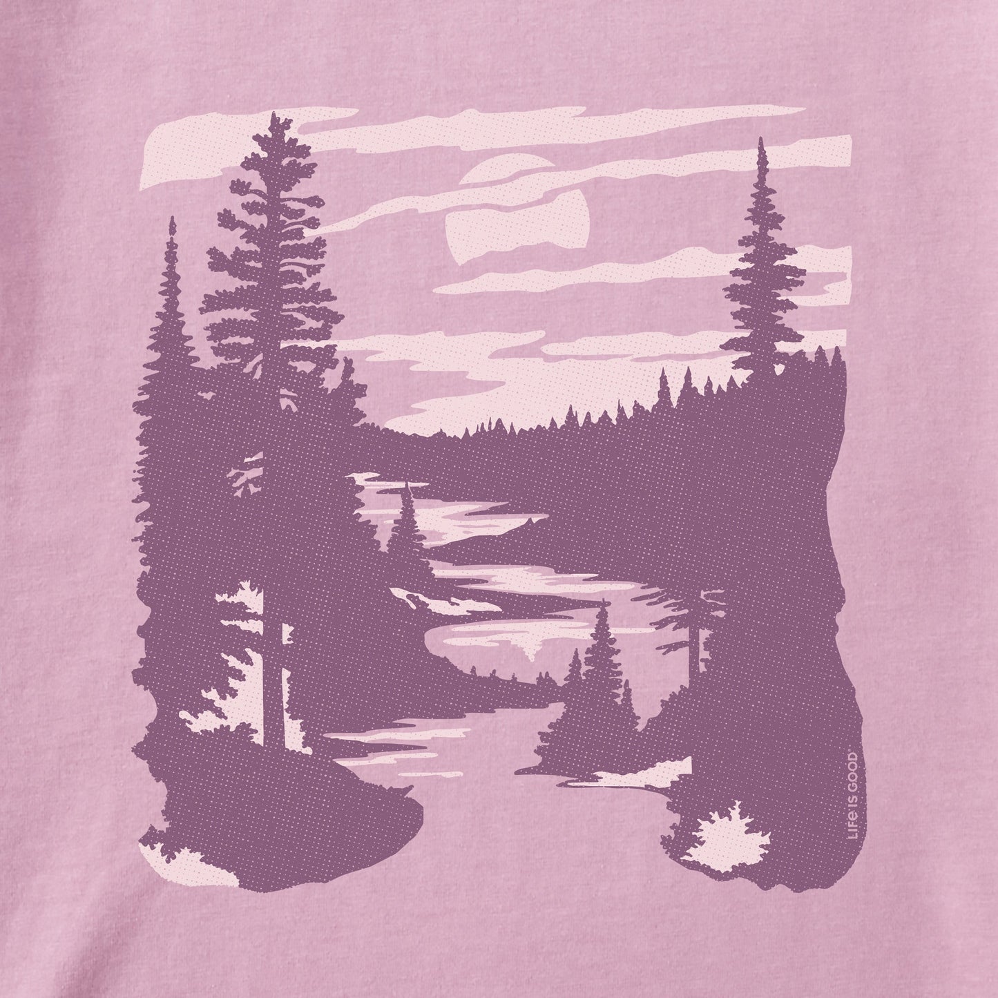 Women's A River Runs Through It Short Sleeve Crusher Boxy Tee