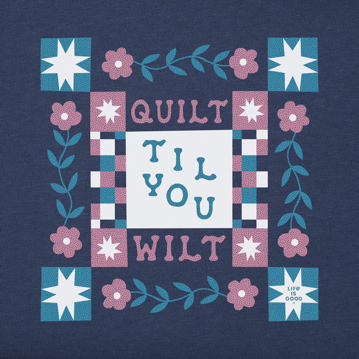 Women's Quilt Til You Wilt Short Sleeve Tee