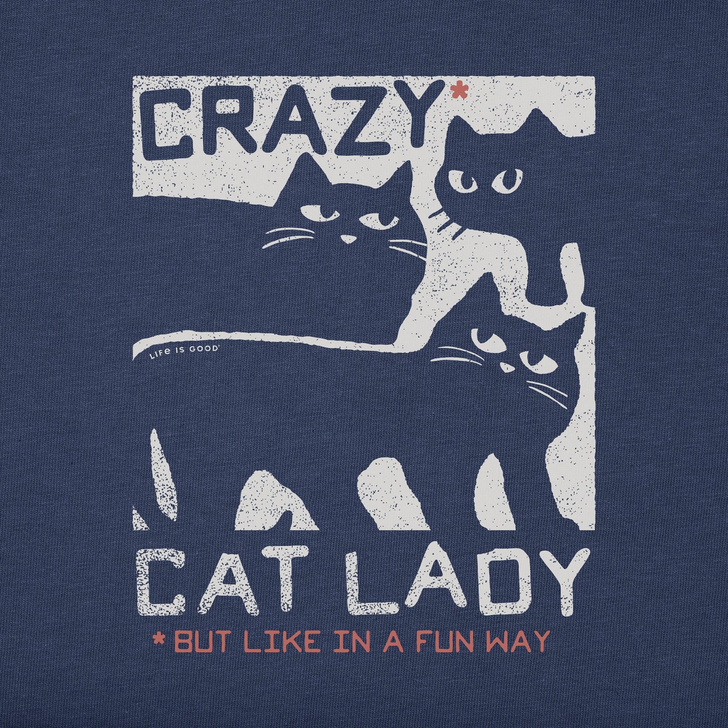 Women's Crazy Cat Lady Short Sleeve Tee