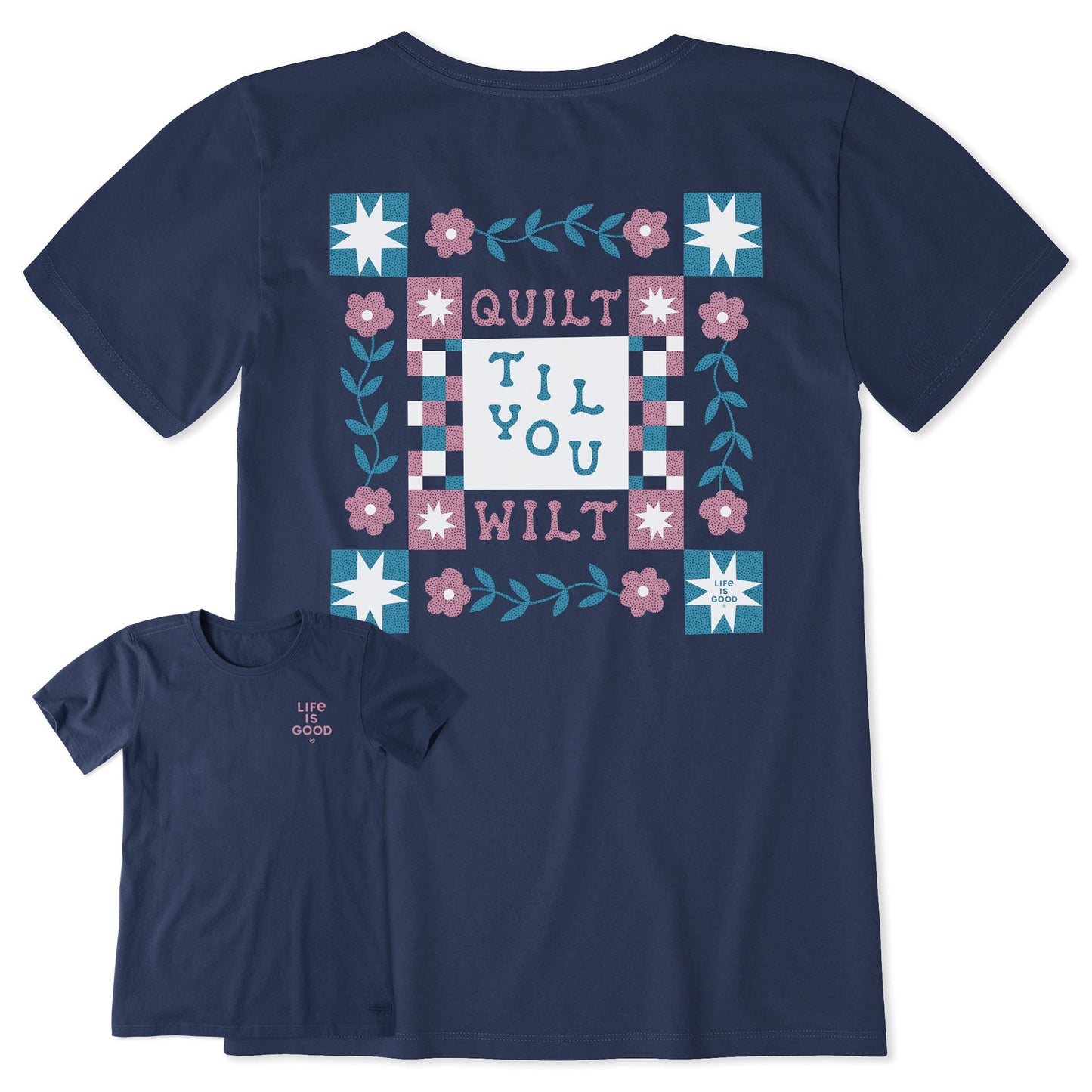 Women's Quilt Til You Wilt Short Sleeve Tee