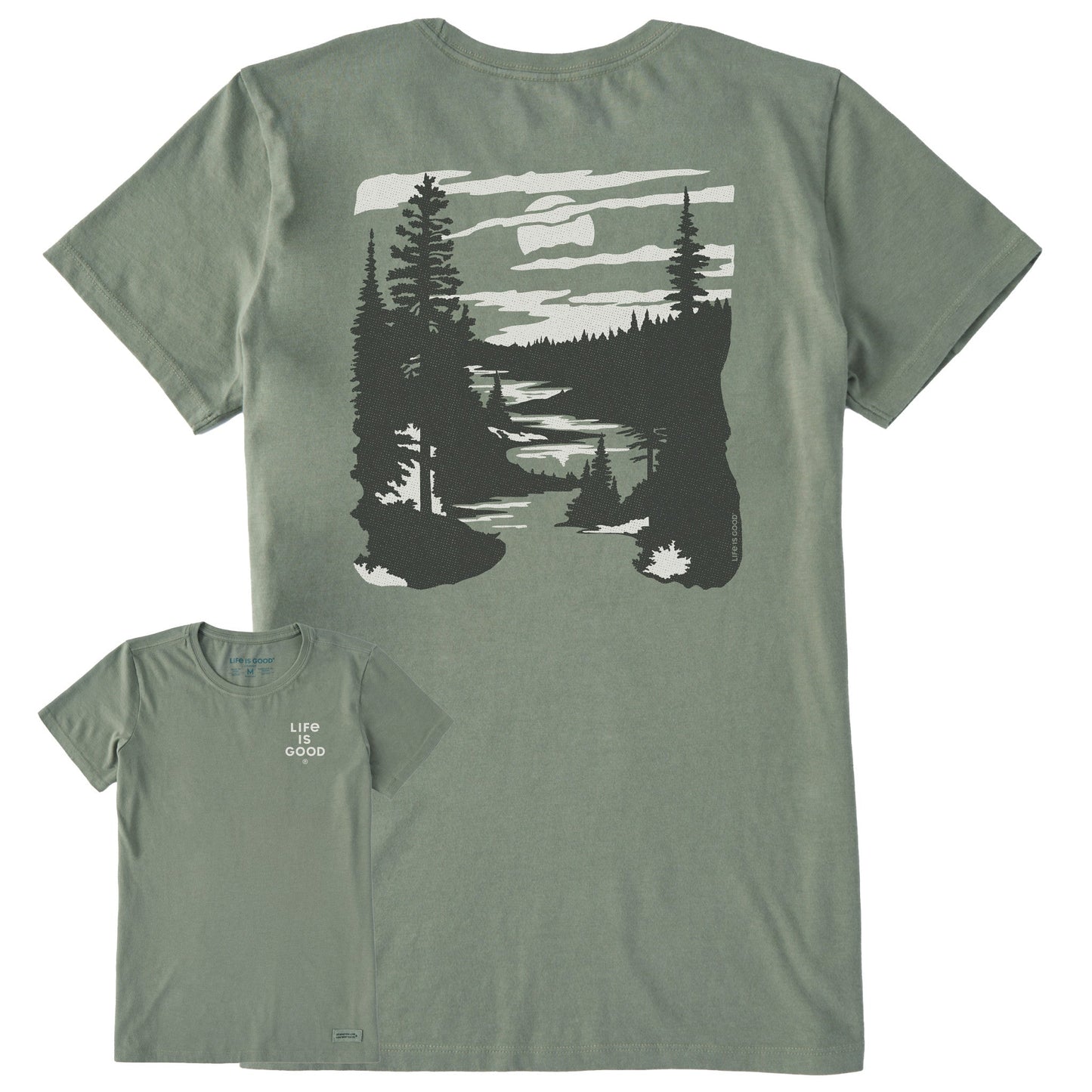Women's A River Runs Through It Short Sleeve Crusher Tee