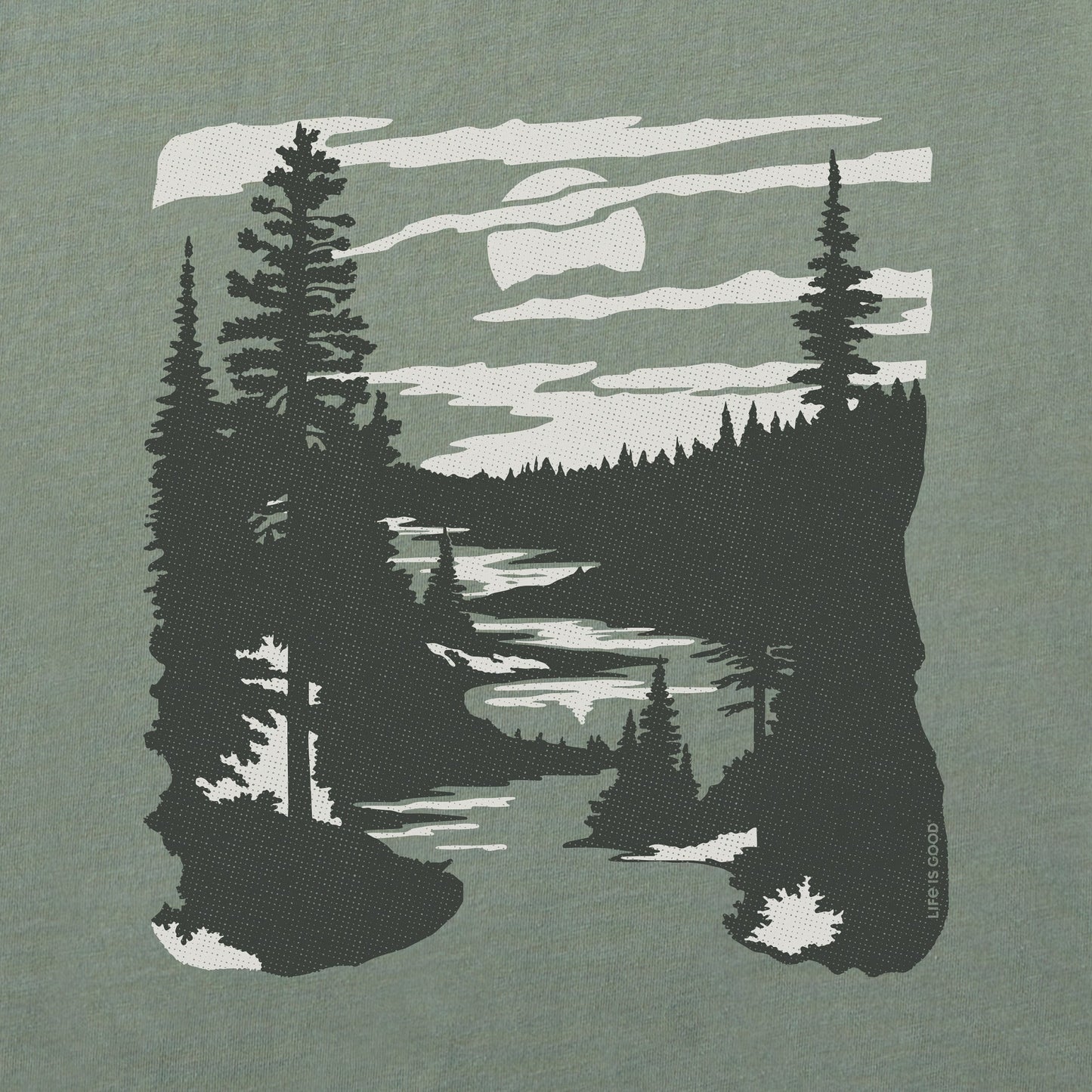 Women's A River Runs Through It Short Sleeve Crusher Tee