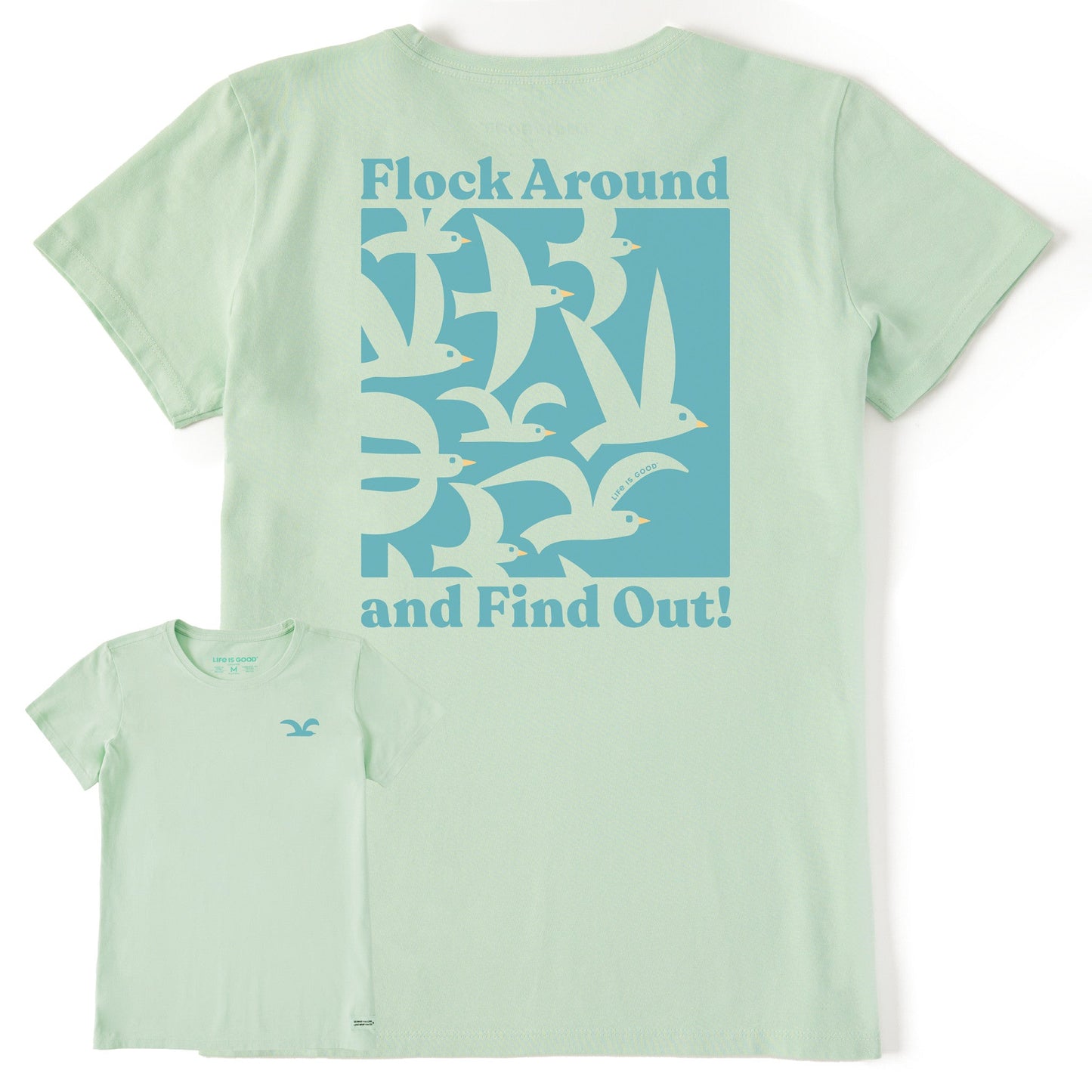 Women's Flock Around and Find Out Short Sleeve Crusher Tee