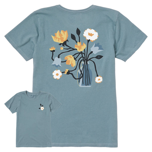Women's Bloomin' Vase Short Sleeve Crusher Tee