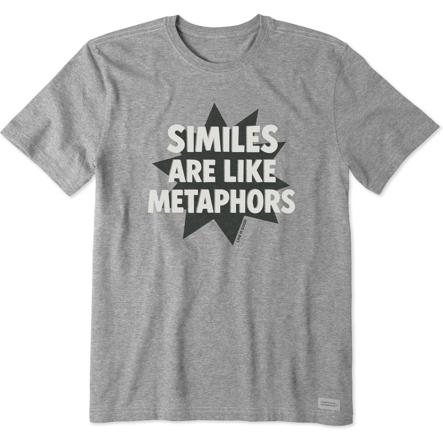 Men's Similes are like Metaphors Short Sleeve Tee