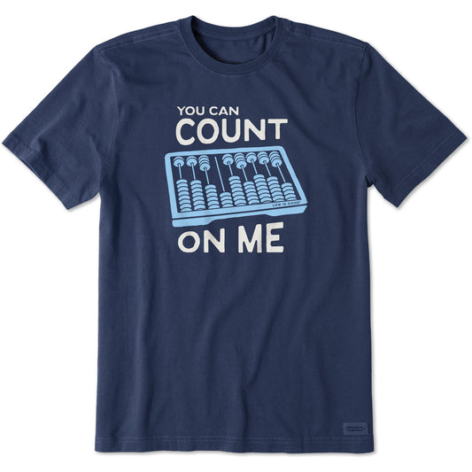 Men's Count on Me Abacus Short Sleeve Tee
