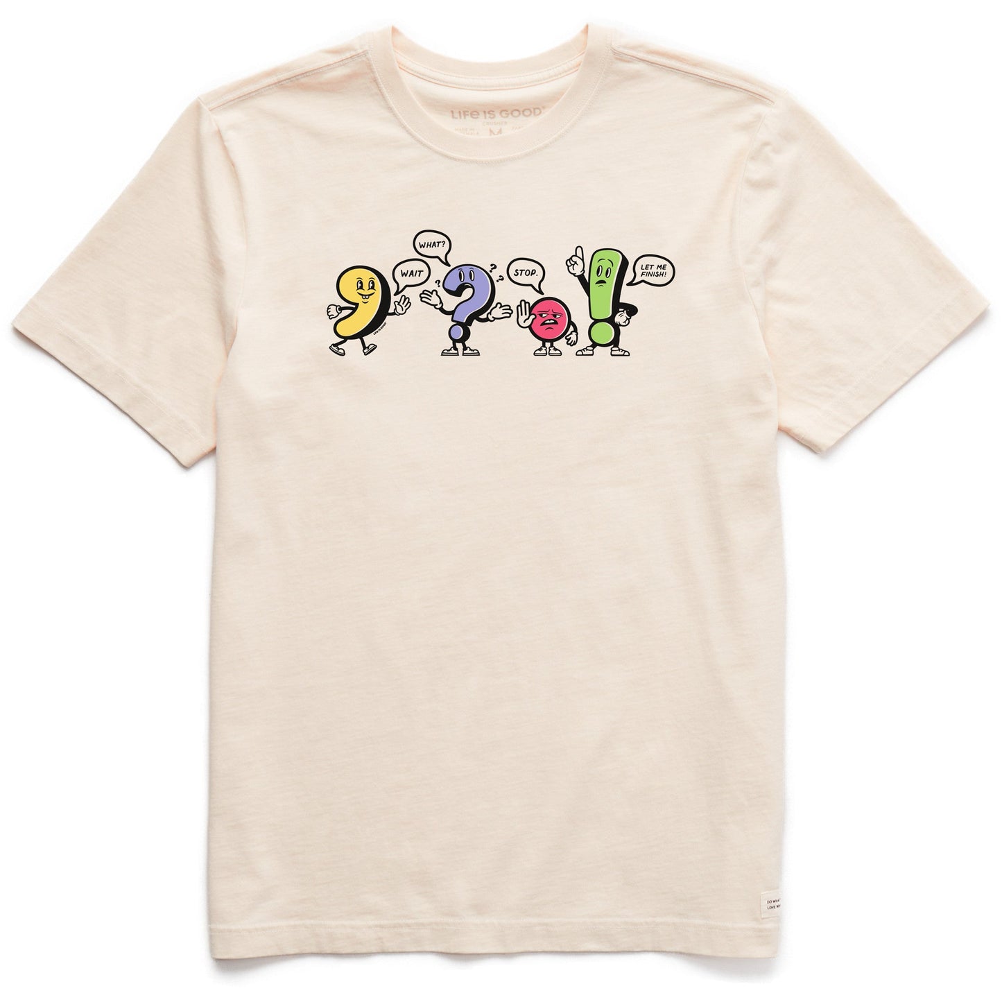 Men's Punctuation Buddies Short Sleeve Crusher Tee