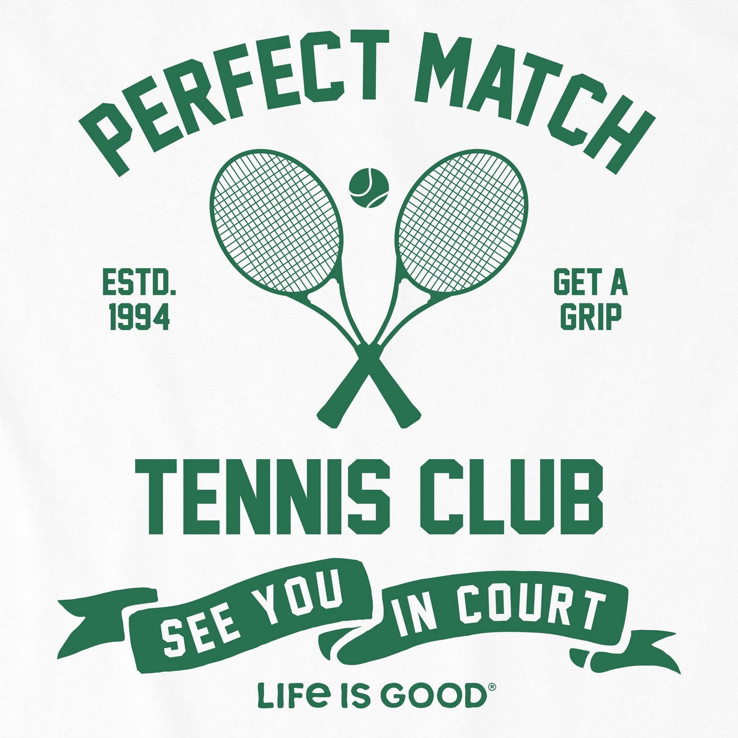 Men's Perfect Match Tennis Club Short Sleeve Tee