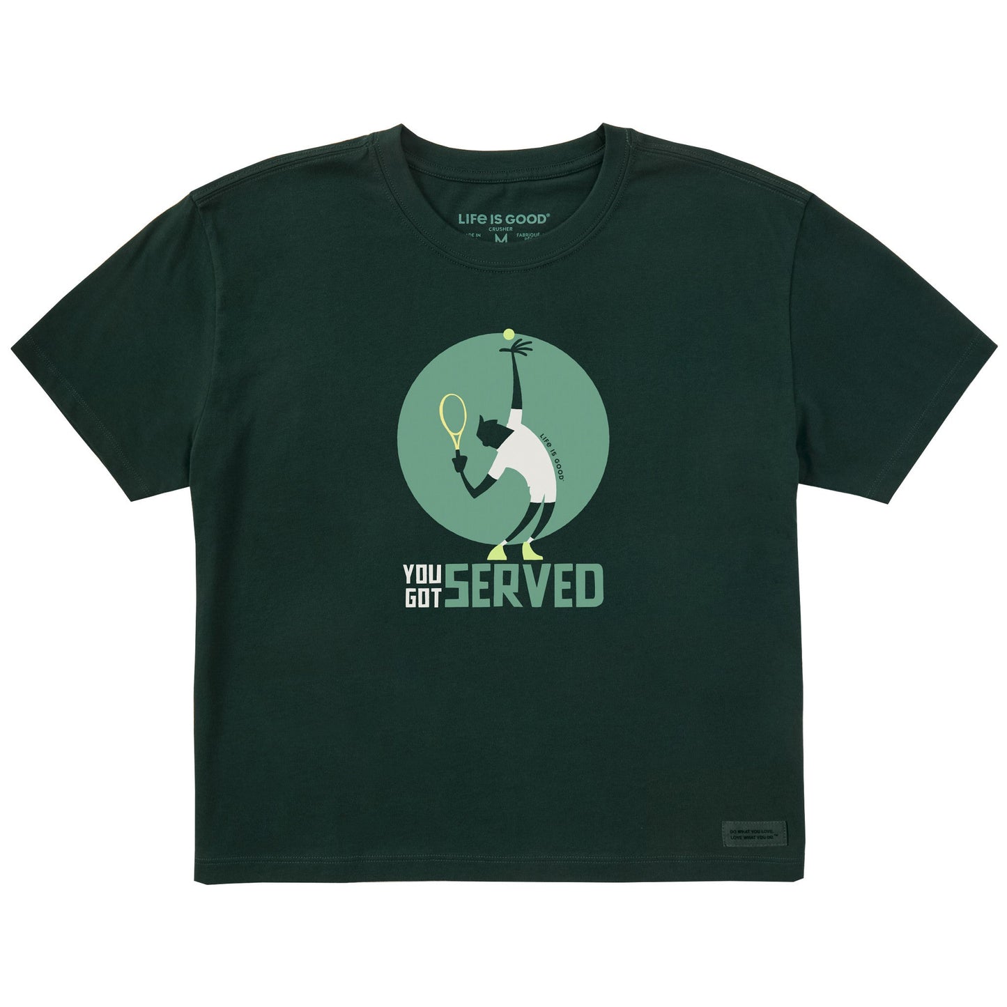 Women's You Got Served Short Sleeve Crusher Boxy Tee