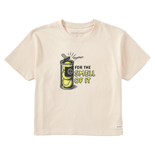 Women's For the Smell of it Short Sleeve Crusher Boxy Tee