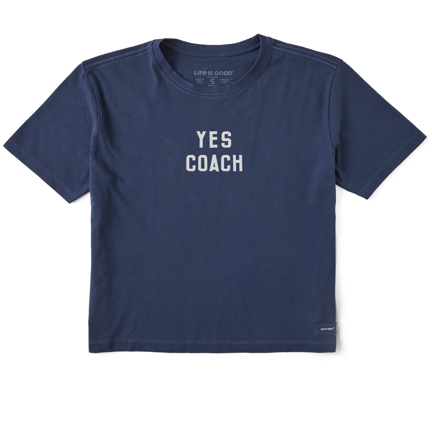 Women's Yes Coach Short Sleeve Crusher Boxy Tee