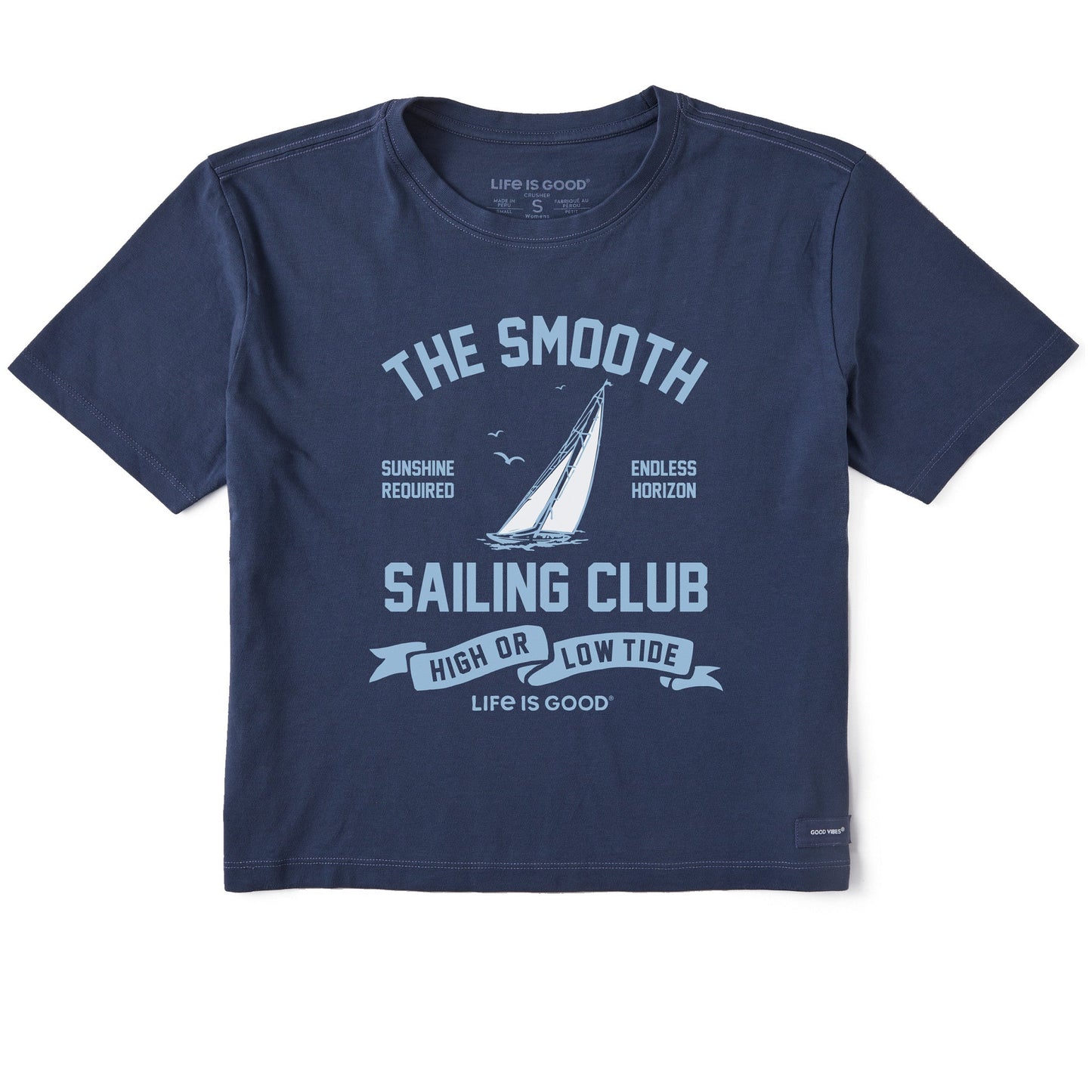 Women's Smooth Sailing Club Short Sleeve Crusher Boxy Tee
