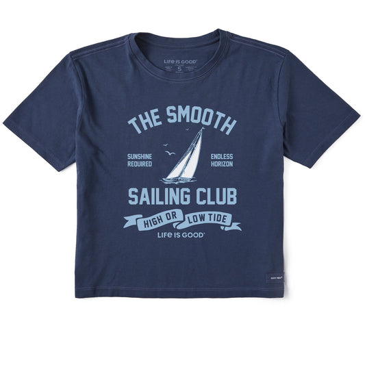 Women's Smooth Sailing Club Short Sleeve Crusher Boxy Tee