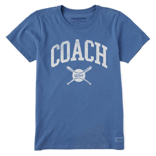 Women's Baseball Coach Short Sleeve Tee
