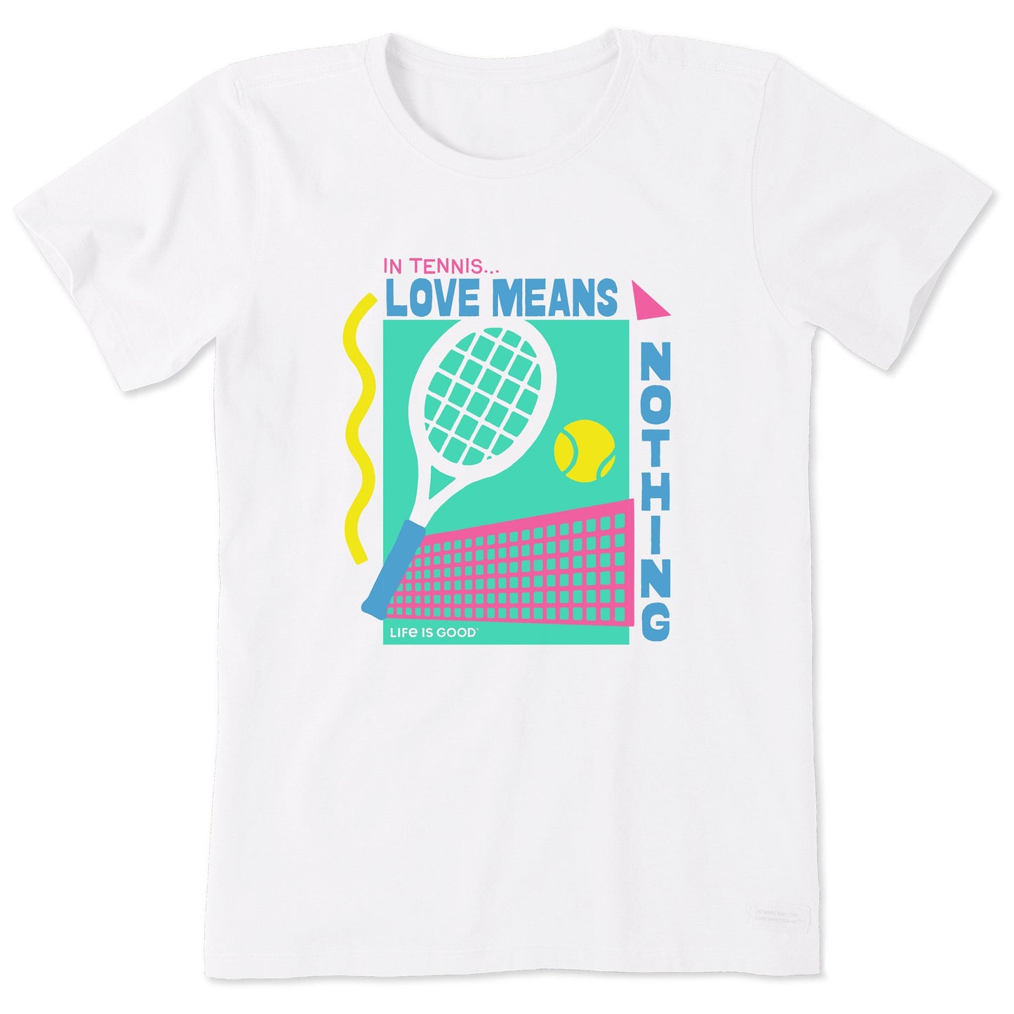 Women's Tennis Love Means Nothing Short Sleeve Tee