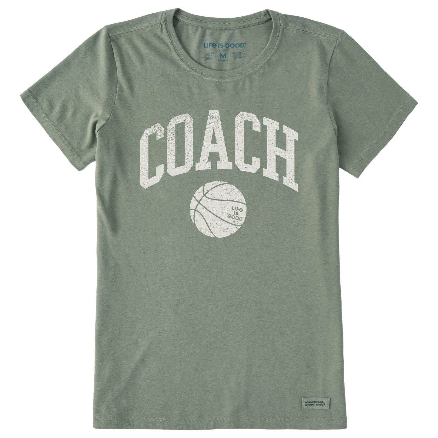 Women's Basketball Coach Short Sleeve Crusher Tee