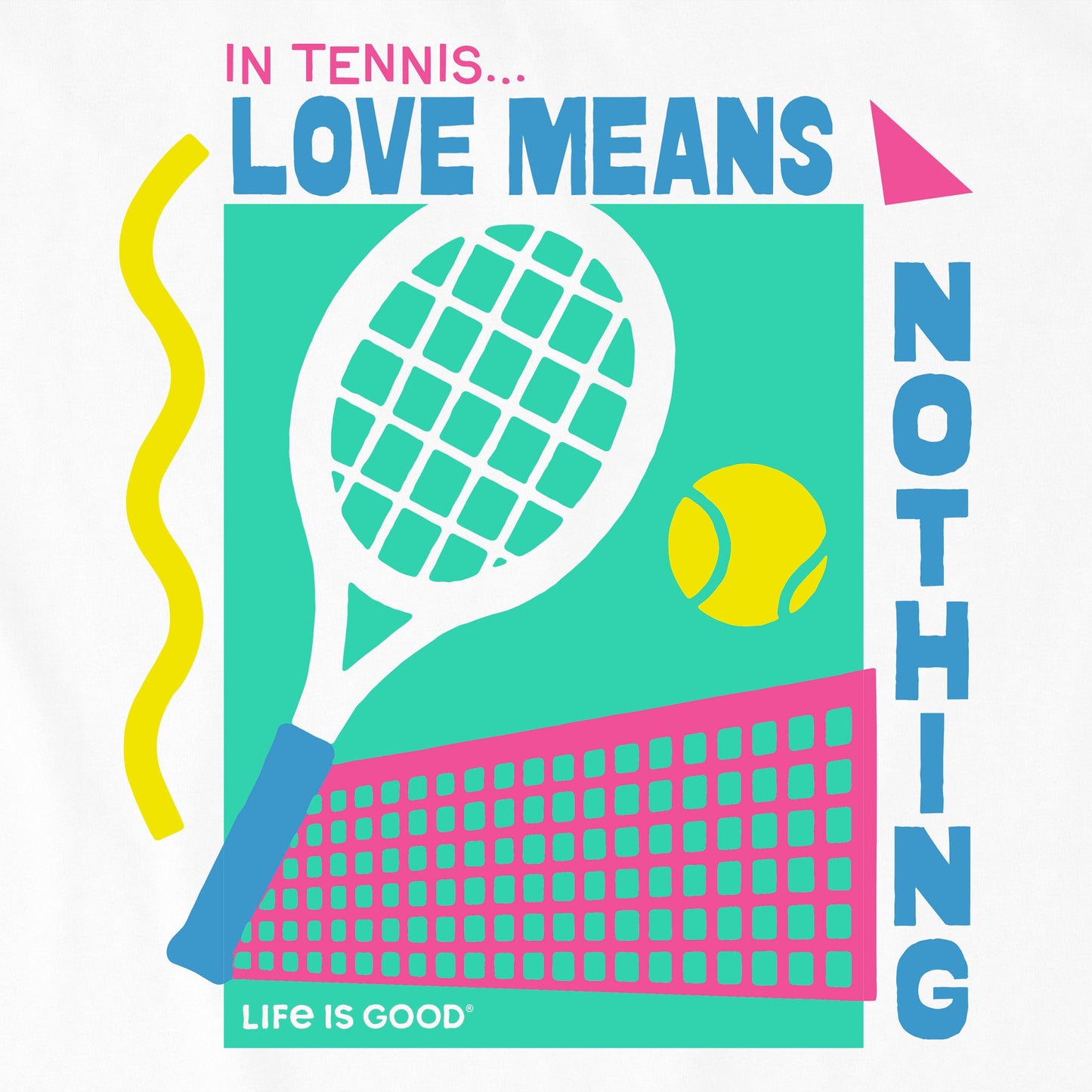 Women's Tennis Love Means Nothing Short Sleeve Tee