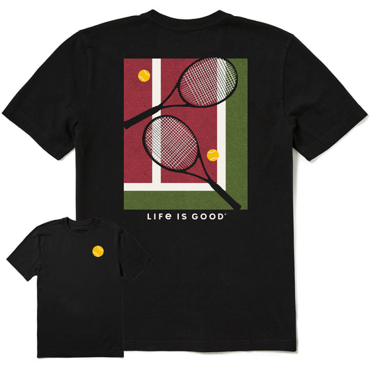 Men's Tennis Court Short Sleeve Tee