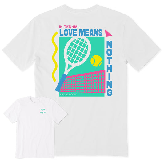 Men's Tennis Love Means Nothing Short Sleeve Tee