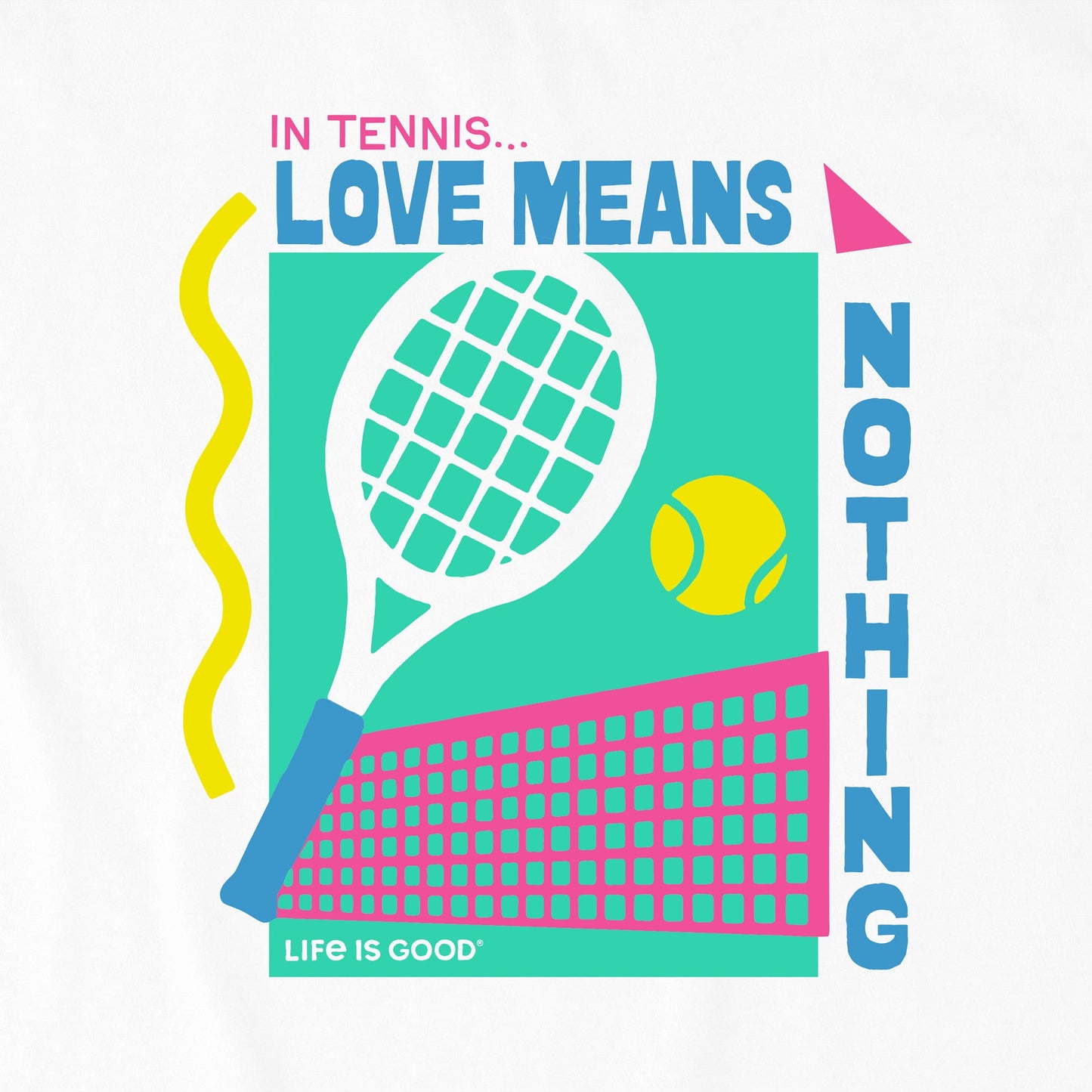 Men's Tennis Love Means Nothing Short Sleeve Tee