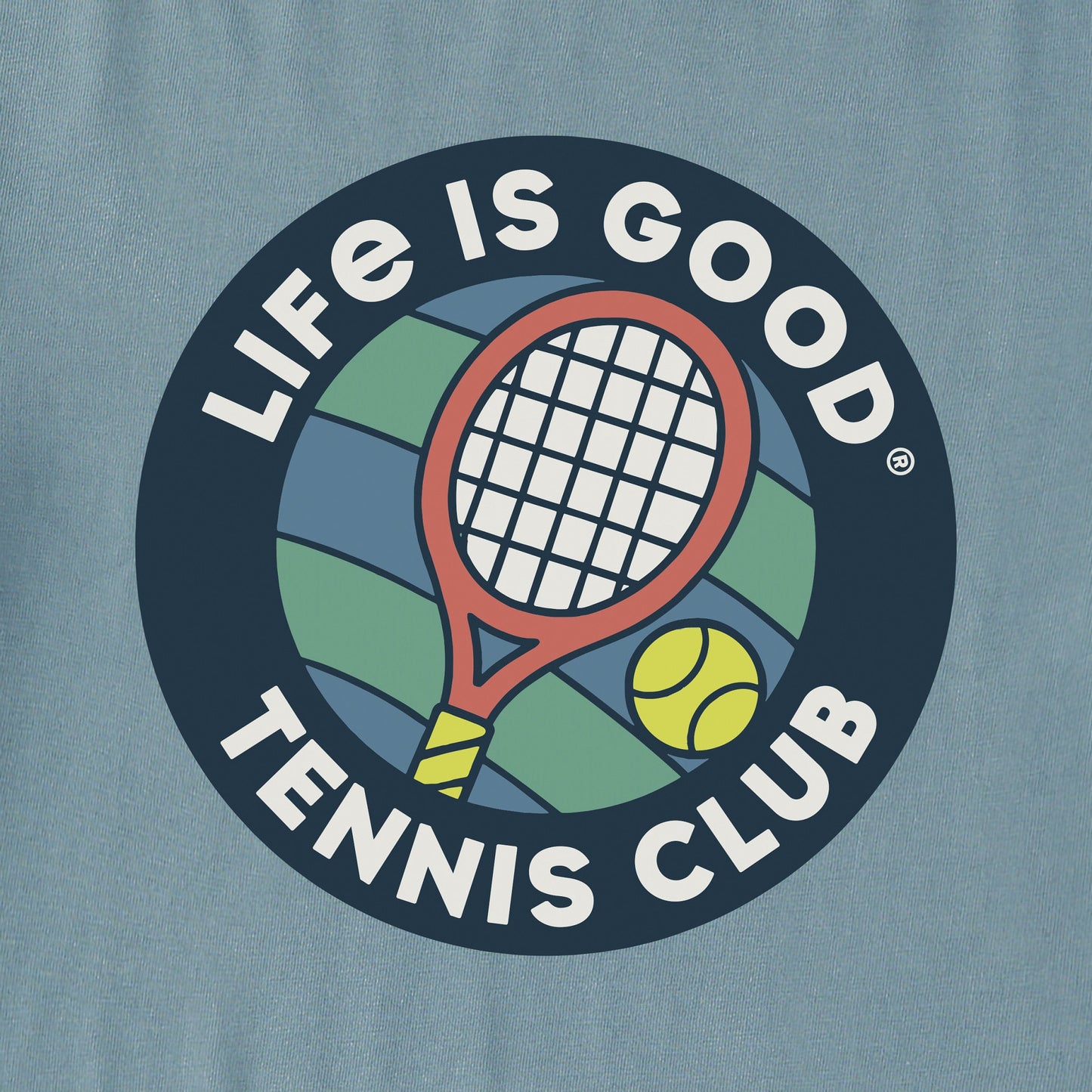 Men's Life is Good Tennis Club Short Sleeve Crusher Tee