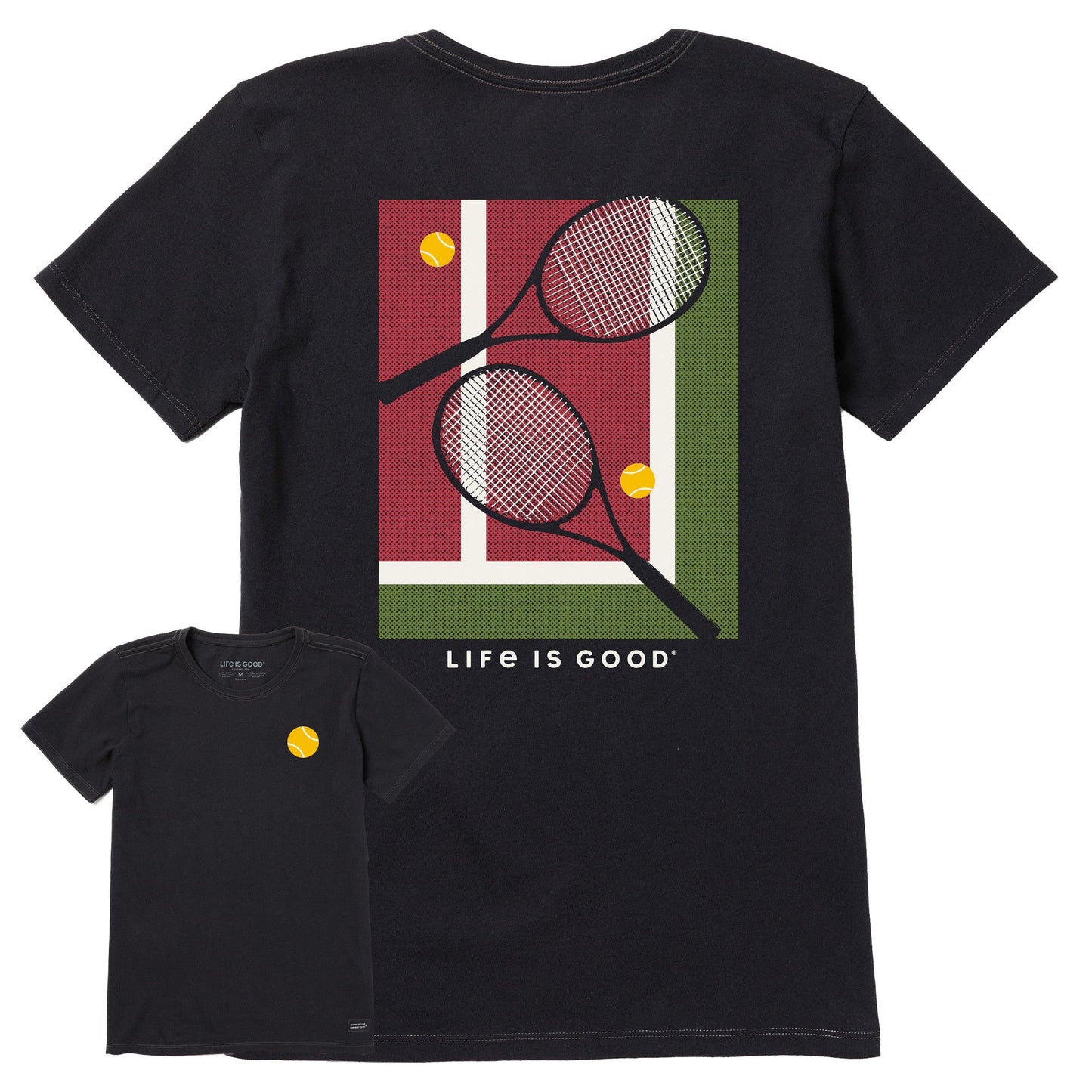 Women's Tennis Court Short Sleeve Tee