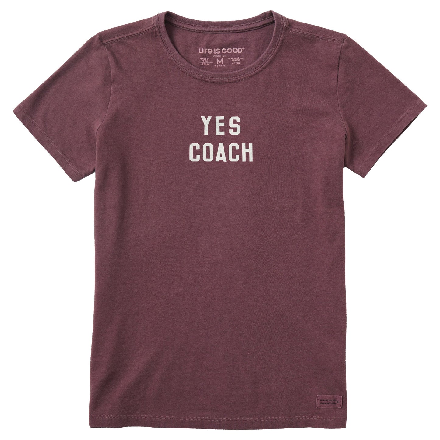 Women's Yes Coach Short Sleeve Crusher Tee
