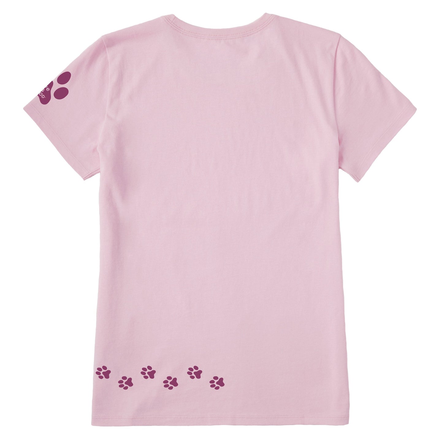 Women's Walking Paws Short Sleeve Crusher Vee