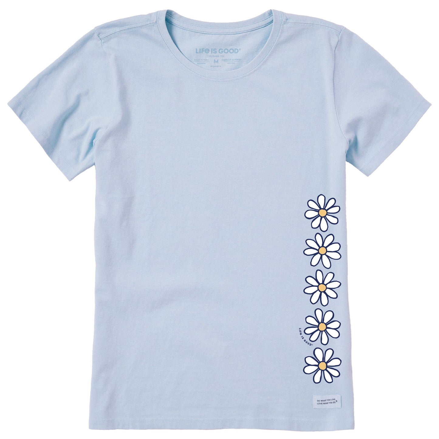Women's Daisy Vertical Chain Short Sleeve Crusher Tee