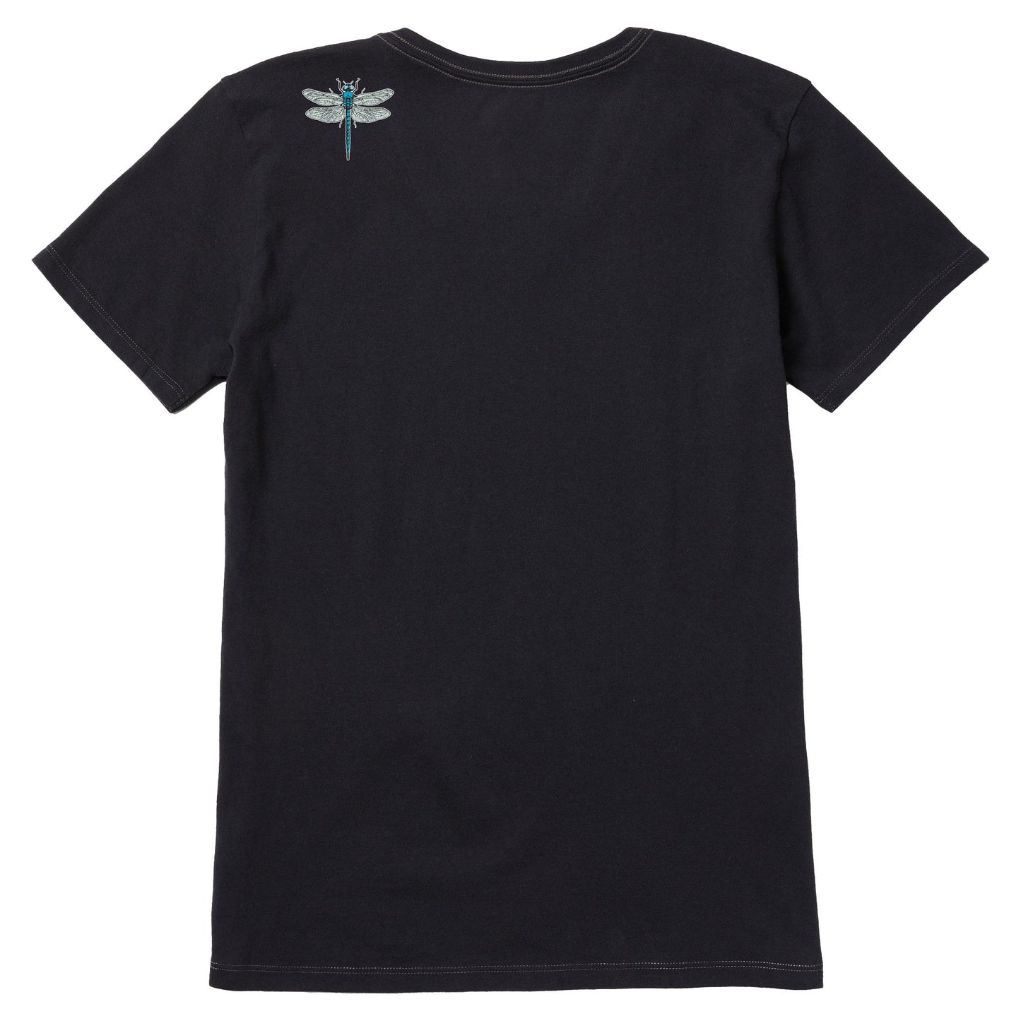 Women's Detailed Little Dragonfly Short Sleeve Crusher Tee