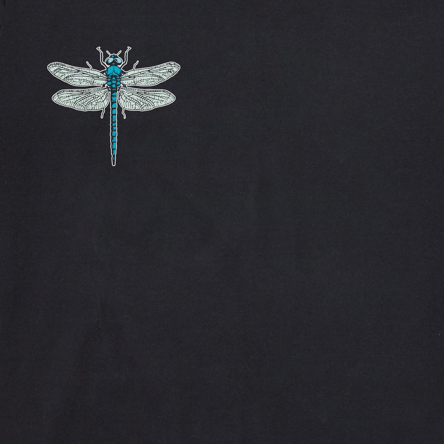 Women's Detailed Little Dragonfly Short Sleeve Crusher Tee