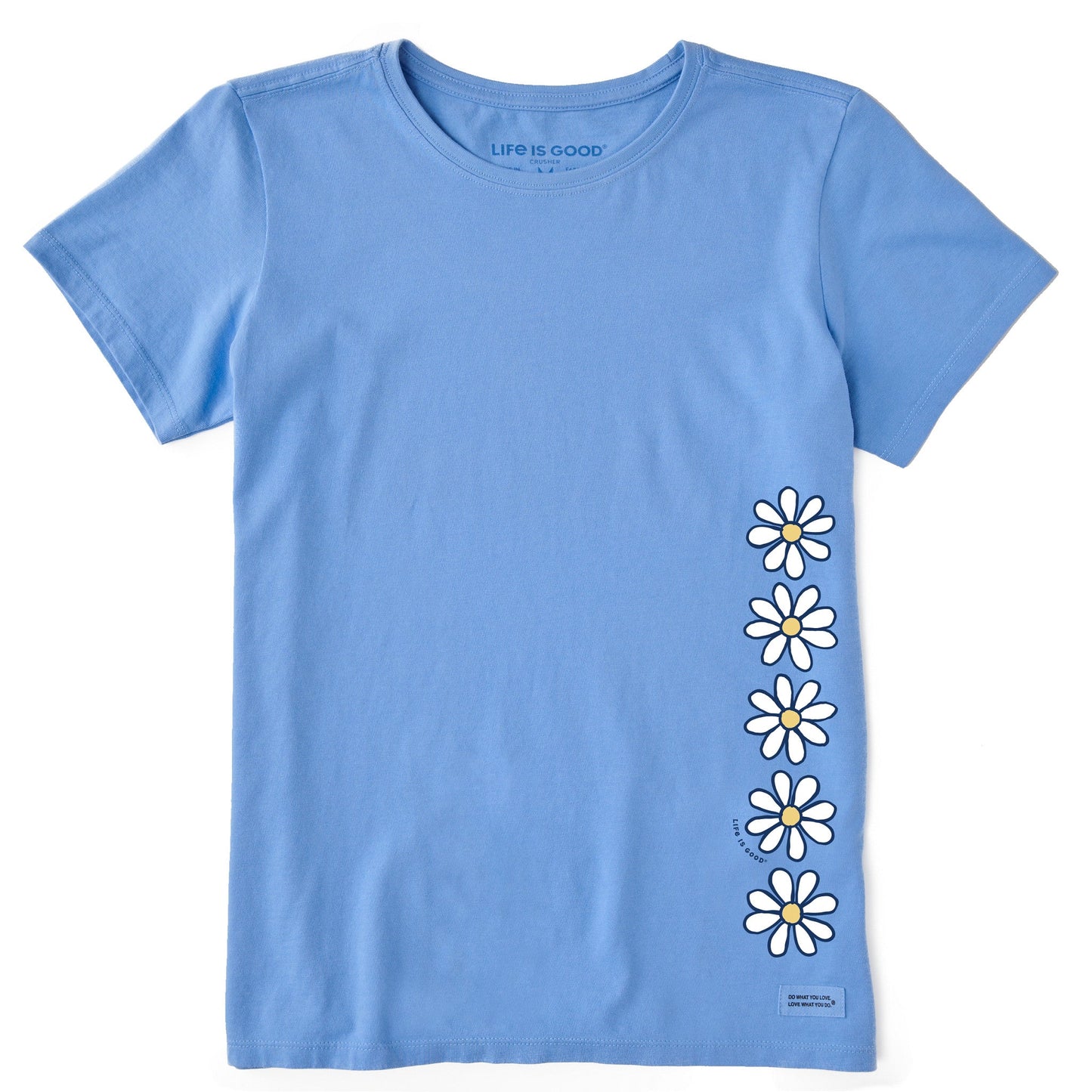 Women's Daisy Vertical Chain Short Sleeve Crusher Tee