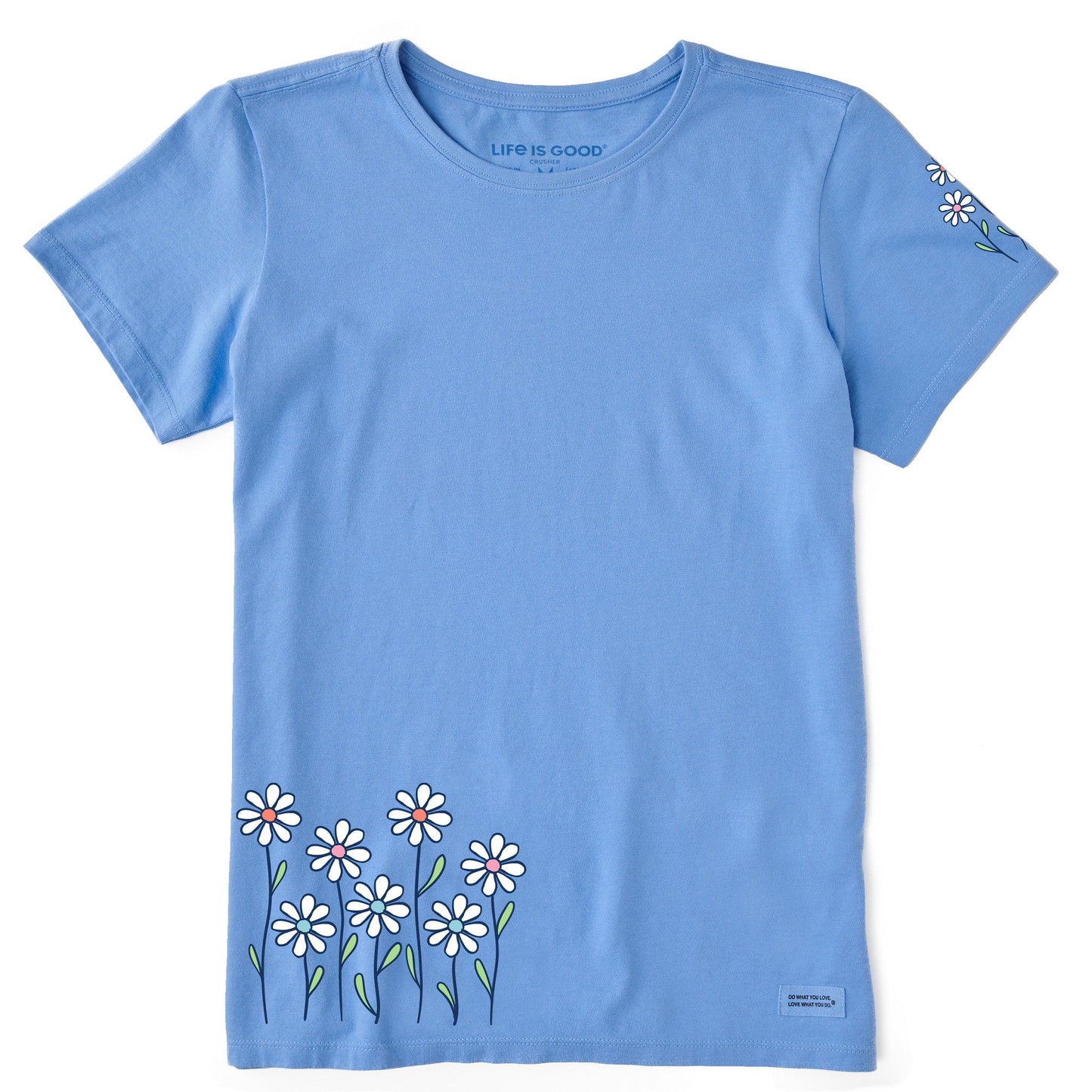 Women's Vintage Daisy Garden Short Sleeve Crusher Tee