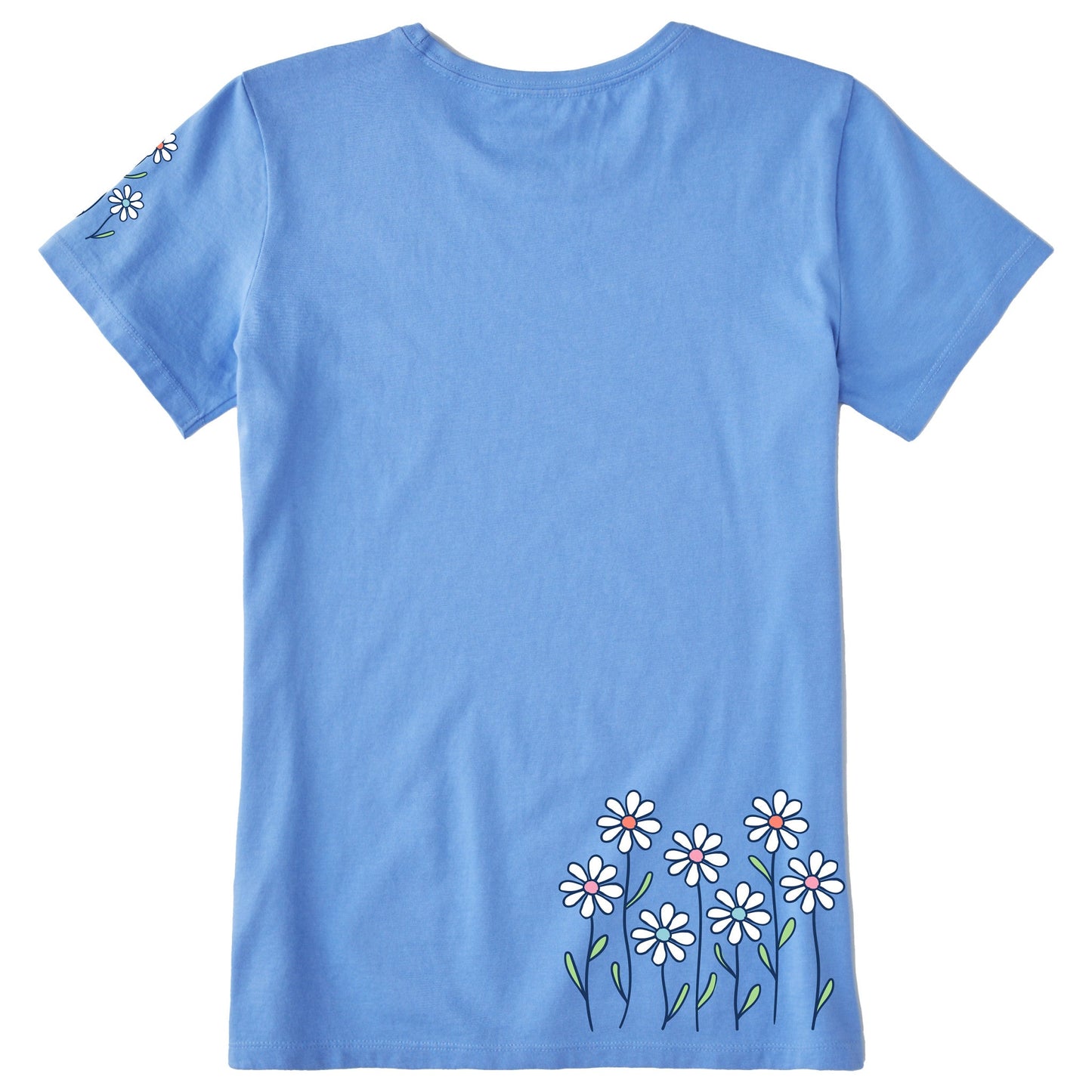 Women's Vintage Daisy Garden Short Sleeve Crusher Tee