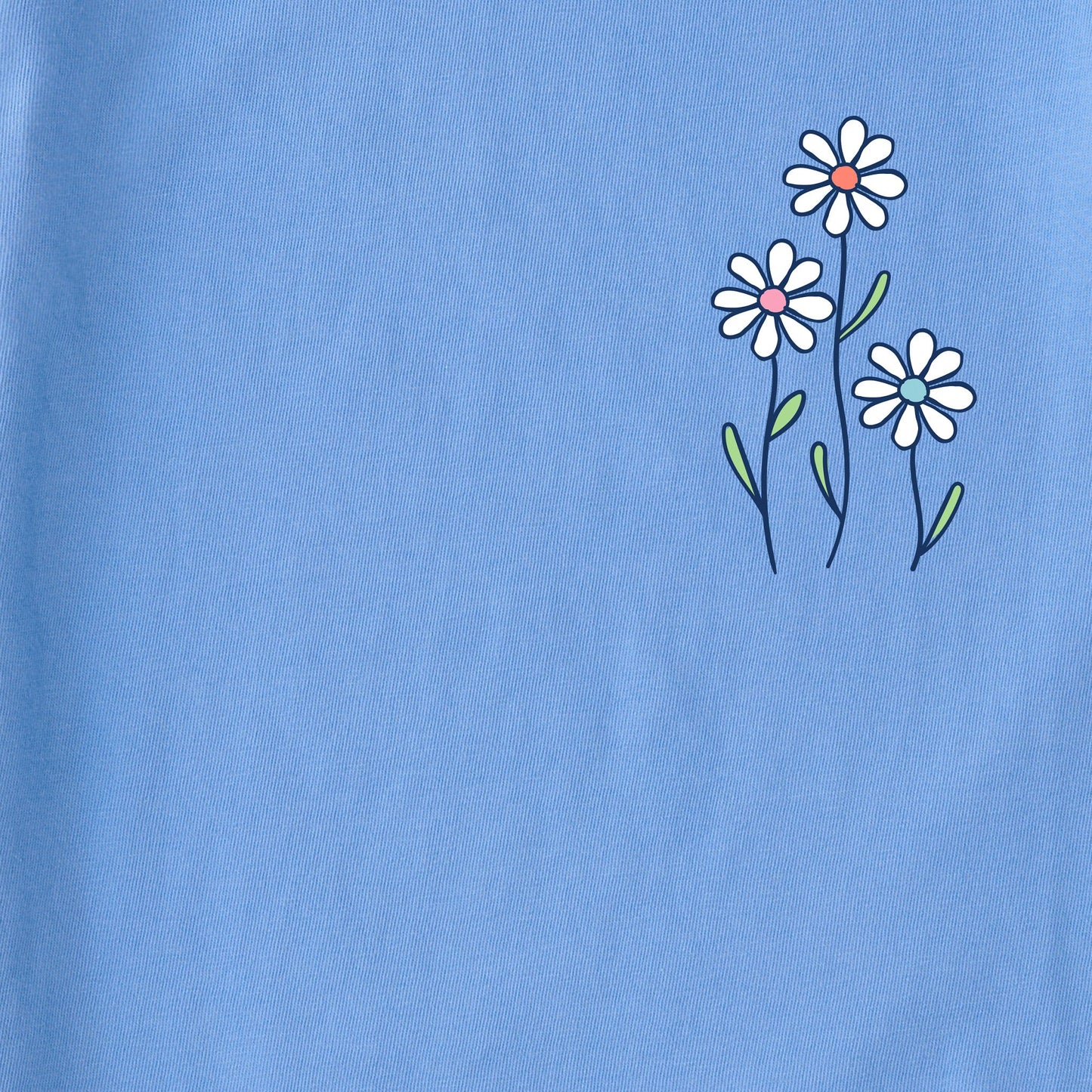 Women's Vintage Daisy Garden Short Sleeve Crusher Tee
