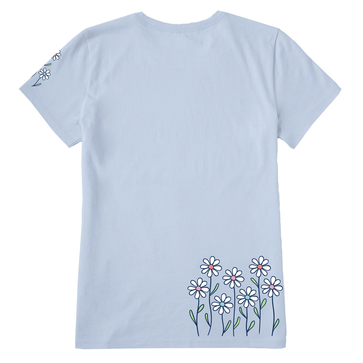 Women's Vintage Daisy Garden Short Sleeve Crusher Tee