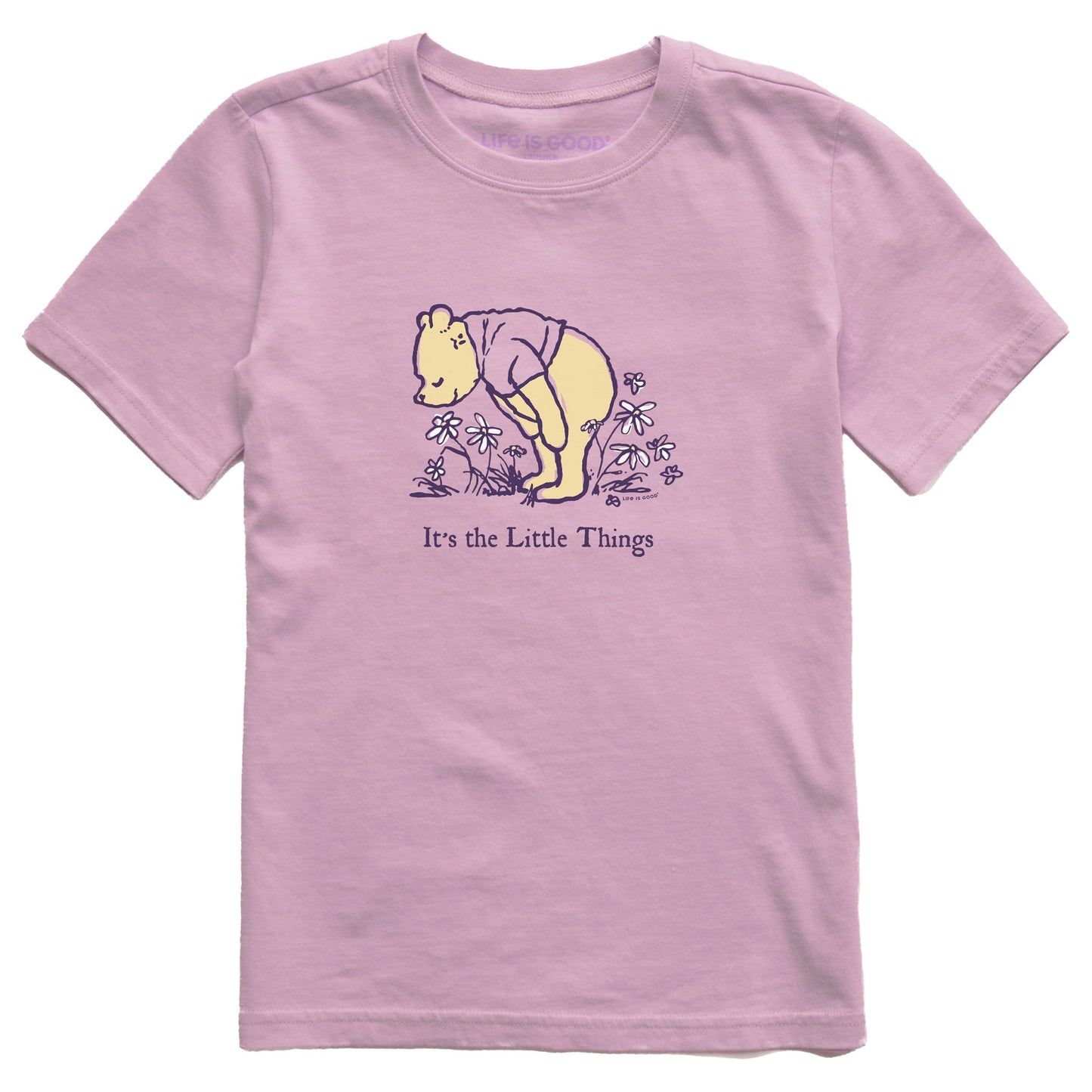 Kids It's the Little Things Winnie Short Sleeve Crusher Tee