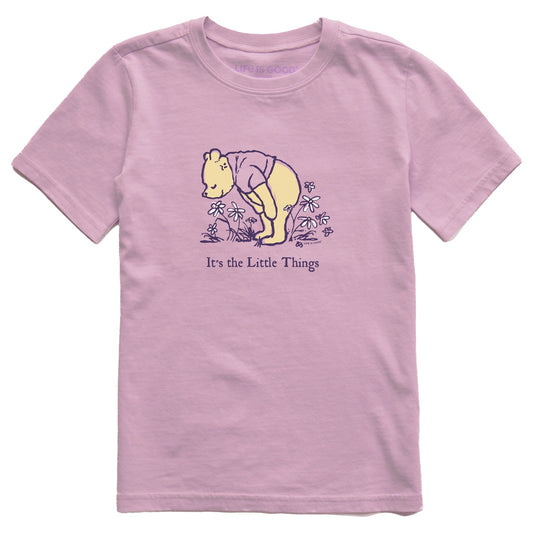 Kids It's the Little Things Winnie Short Sleeve Crusher Tee