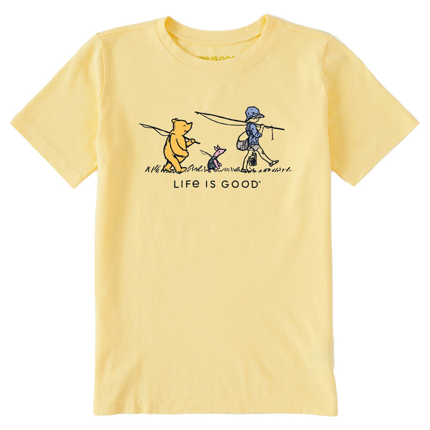 Kids Gone Fishin' Winnie Short Sleeve Crusher Tee