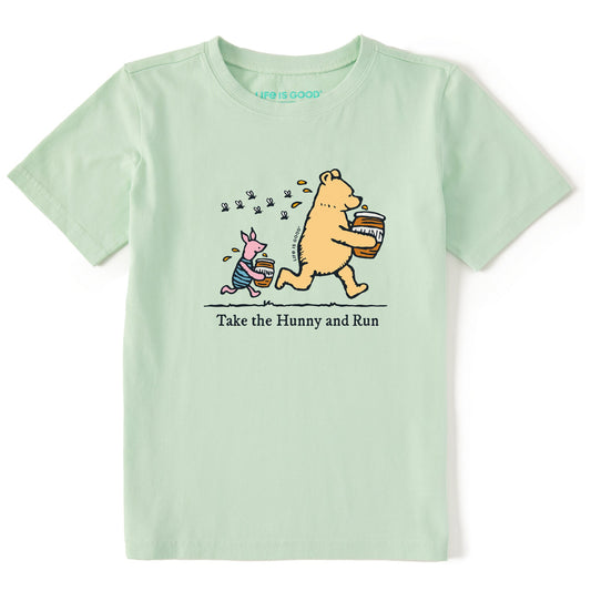 Kids Take the Hunny and Run Short Sleeve Crusher Tee