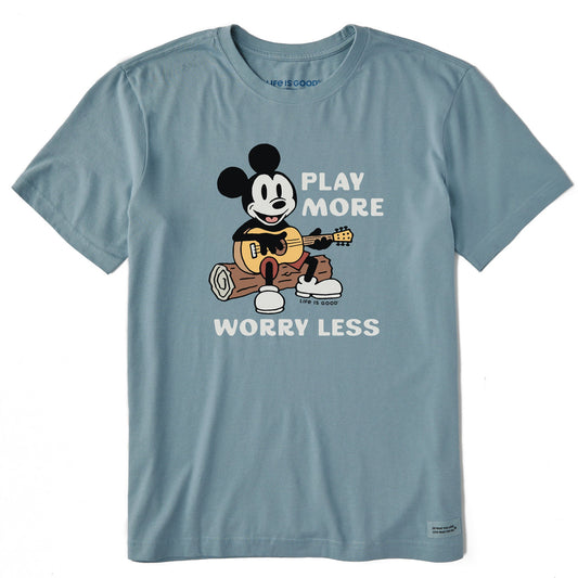 Men's Play More Worry Less Willie Short Sleeve Crusher Tee