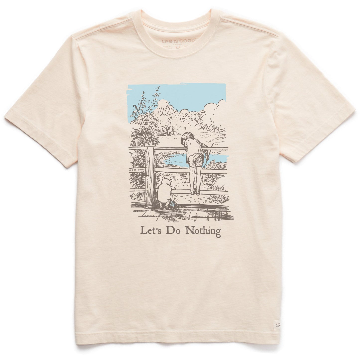 Men's Let's Do Nothing Winnie Short Sleeve Crusher Tee
