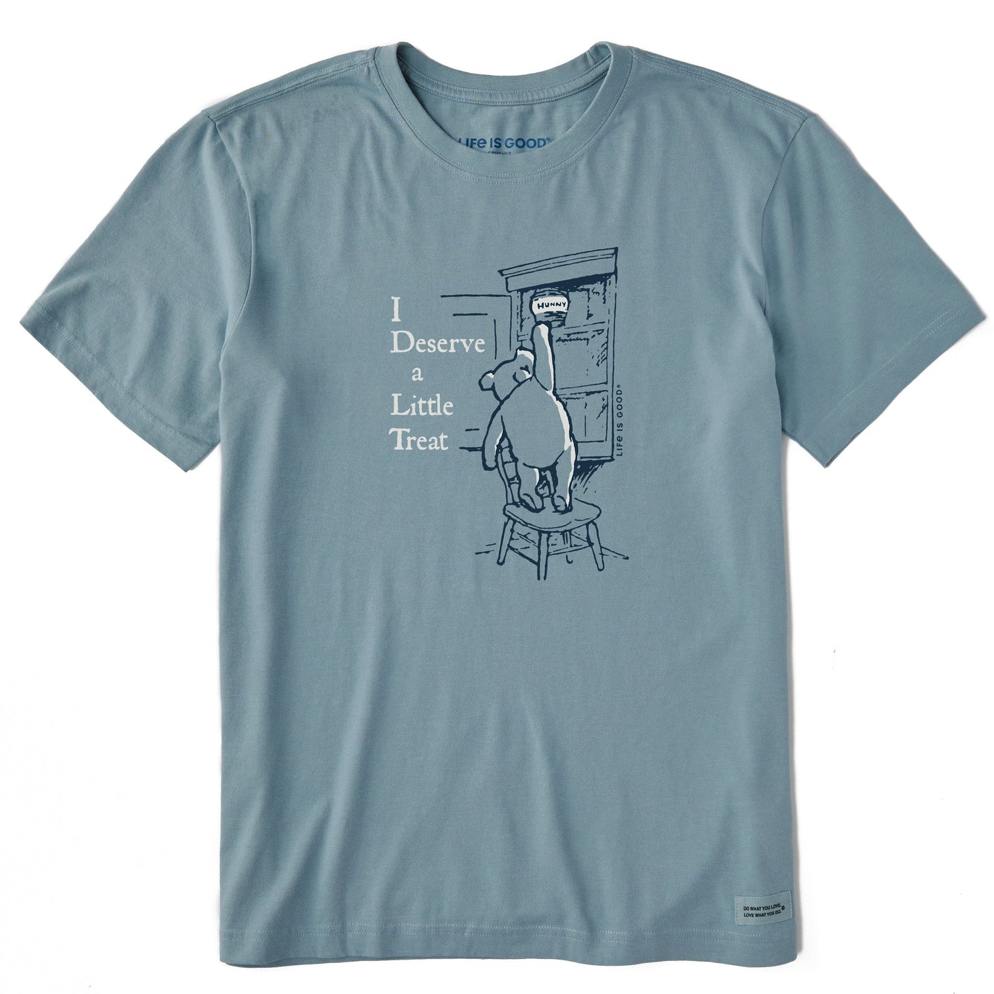 Men's I Deserve a Little Treat Winnie Short Sleeve Crusher Tee