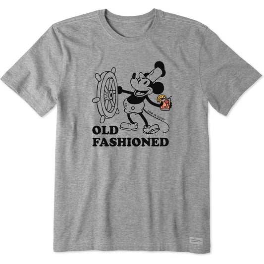 Men's Willie Old Fashioned Short Sleeve Crusher Tee
