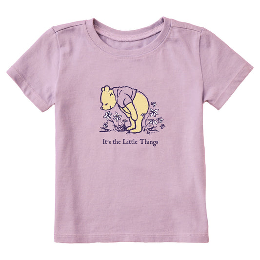 Toddler It's the Little Things Winnie Short Sleeve Crusher Tee